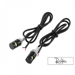 License Plate Screw with Led Black (2X)