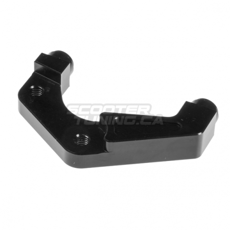 Brake caliper mount Adelin 4-Pistons Black (Bws/zuma 2002-2011)