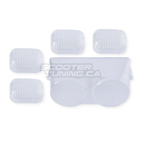 Tail Light & Indicator Light Lens Clear PGO Bigmax