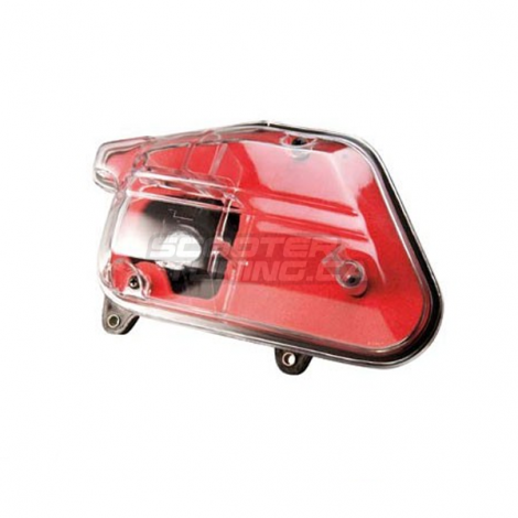 Replacement Airbox Tun'r Red / Transparent Minarelli Vertical