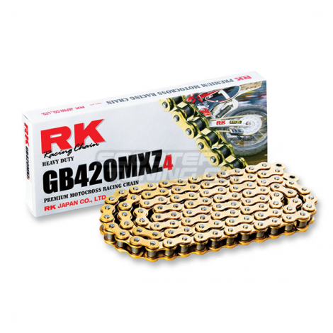 Chain RK MXZ 420 Special Racing Gold