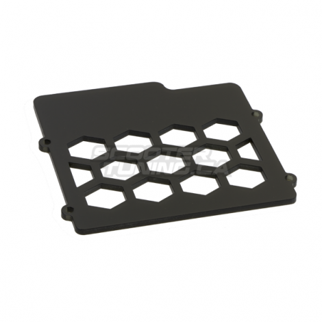 Radiator Acrylic Cover TRS Black Honda Ruckus