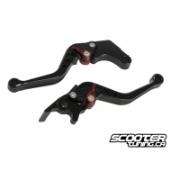 CNC Brake Lever Ruckhouse Black Honda Grom