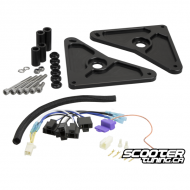 Ruckus Headlight Bracket For Honda Grom TRS Black
