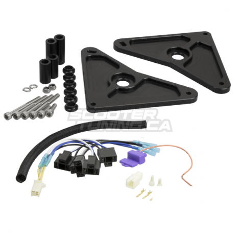Ruckus Headlight Bracket For Honda Grom TRS Black