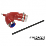 Silicone Cold Air Intake System Chimera Honda Grom Red (50mm)