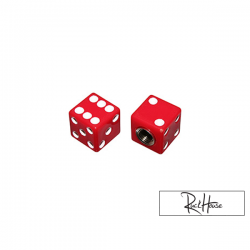 Valve caps Replay Dice Red