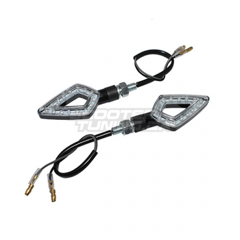 (2X) Indicators Replay Arrow Leds Clear (Orange leds)