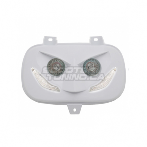 Twin headlights Replay Led White Bws'r-Zuma 88-01