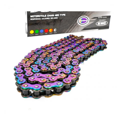Chain Voca Racing 420 Reinforced 136 link Titanium