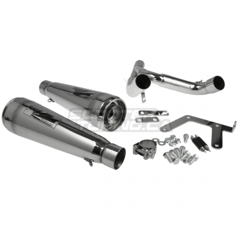 Exhaust Hotlap Dual Slip on Honda Grom