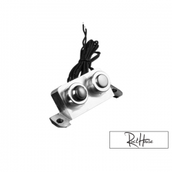 Battery Cover Light Button TRS aluminium Honda Ruckus