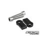Swingarm Extension Billet Stoppers TRS Black (Grom)
