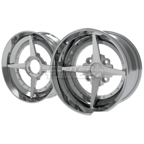 Wheel Set Ruckhouse Mancave CNC 2-Piece (12x8-12x4)