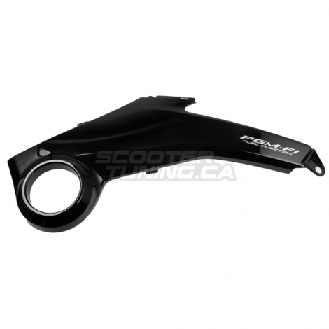 Righ Lower Gas Tank Shroud Black (Honda Grom 2014-2016)