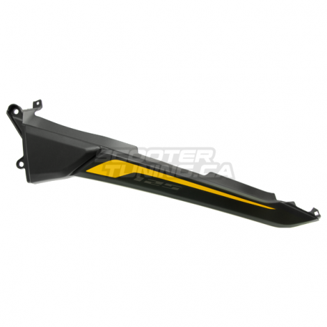 Rear Left Shroud Black with Yellow Decals (Honda Grom 2014-2016)