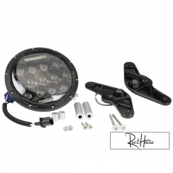 Front Light FLP Monster Eye CNC Black Honda Grom