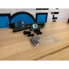 Mirror set F1 Series CNC Black M8/M10 (1X) FOR SPARE PARTS OR 1 MIRROR ONLY