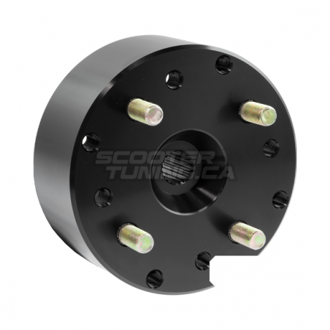 Rear Hub Multi Bolt patern Black 4x102, 4x110, 4x130 GY6 125-150cc
