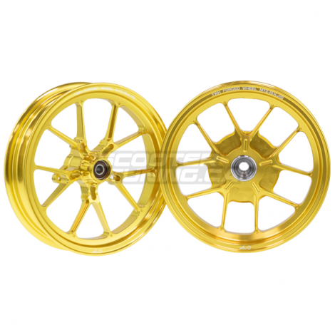 Forged Wheel set CNC Gold Honda Dio / Elite