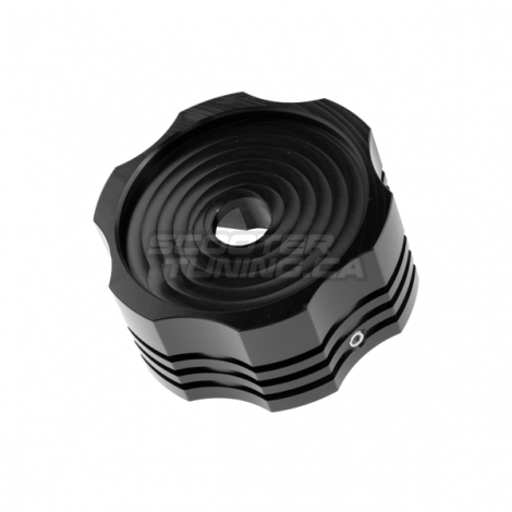 Keyless Gas Cap Ruckhouse V2 CNC Black Honda Ruckus