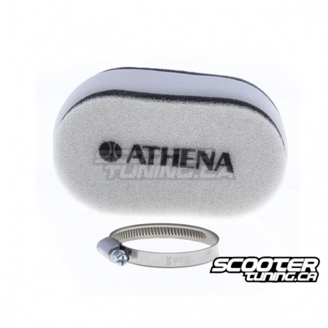 Air Filter Athena Racing Straight Oval  (50mm)