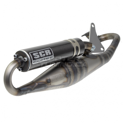 Exhaust SCR Corse Hand Made 50 Carbon Minarelli Horizontal