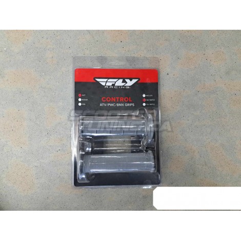 handlebar grips fly for atv/pwc/ bmx only ( grey)