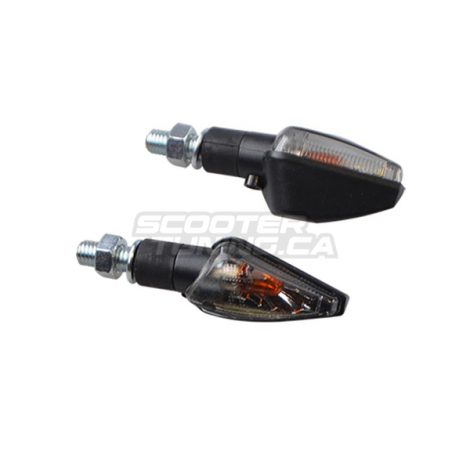 (2X) Indicator Light Tun'r Ambiance Black Tinted