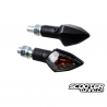 (2X) Indicator Light Tun'r Ruby Black Tinted