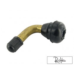 Tire valve Motoforce angled, black