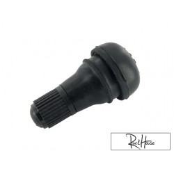 Tire valve Motoforce straight (short) black