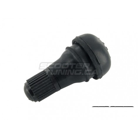 Tyre valve Motoforce straight (short) black