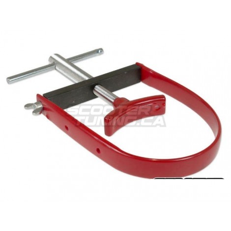 Holding tool universal for clutch and flywheel