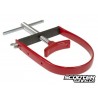 Holding tool universal for clutch and flywheel