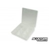 Assortment box,transparent 137x137x30mm with 9 compartments