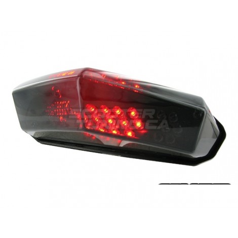 Tail light STR8 Black-Line LED universal 15x8.5cm