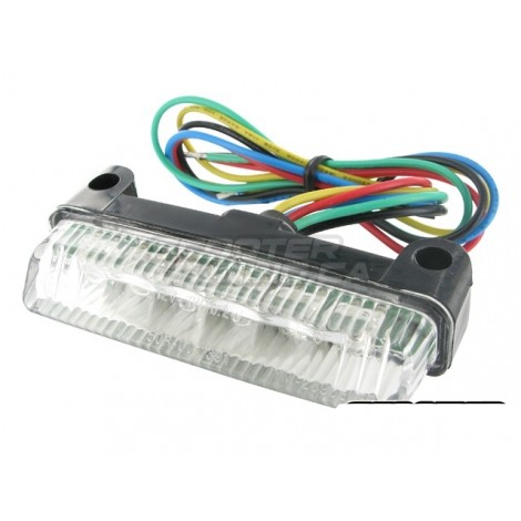Rear light STR8 MINI LED universal, white