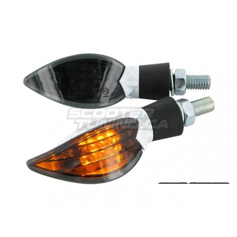 Indicators STR8 Curve LED Black Line, white