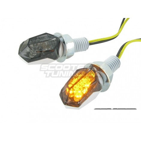 Indicators STR8 LED Mini II Black-Line, white / black