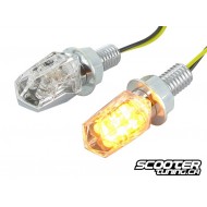 Indicators STR8 LED Mini II chrome / transparent