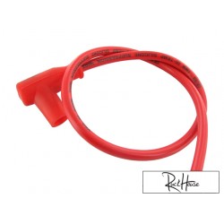 Ignition cable & cap Motoforce Racing Red (Removable Tip)