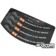 Rim stickers Stage6 12/13 inch rim (black)