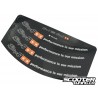 Rim stickers Stage6 12/13 inch rim (black)