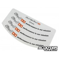 Rim stickers Stage6 10 inch rim (white)