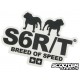 Sticker Stage6 R/T 91 x 65 mm (black)