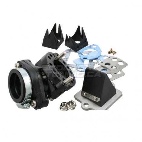Intake system Motoforce RACING, incl. reedvalve, 360° pivotable, Piaggio
