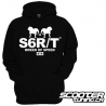 Hoody Stage6 R/T, Black, Unzipped