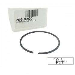 Piston ring Polini Sport 70cc cast-iron (47x1.2mm) Minarelli / Piaggio (1X)