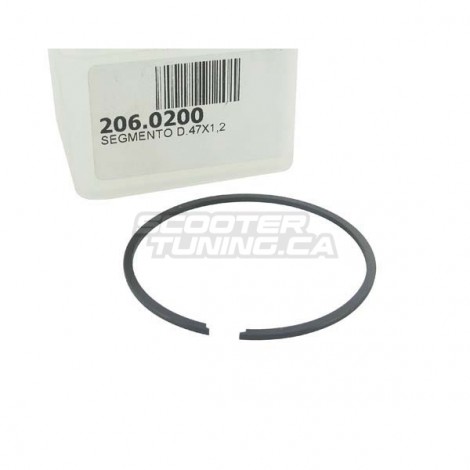 Piston ring Polini Sport 70cc cast-iron (47x1.2mm)